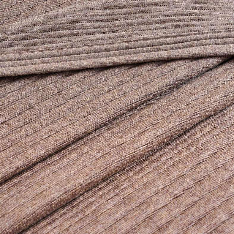 Pan Home طقم غطاء سرير مخمل سحاب - بني فاتح - Image 3