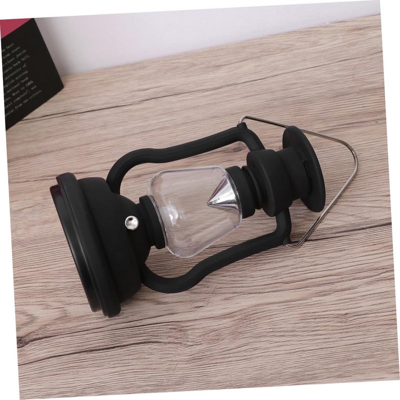 USB Rechargeable Solar Retro Horse Light Multi Function Portable Camping Lantern Hand Powered Generator for Emergency Use Black - Image 5