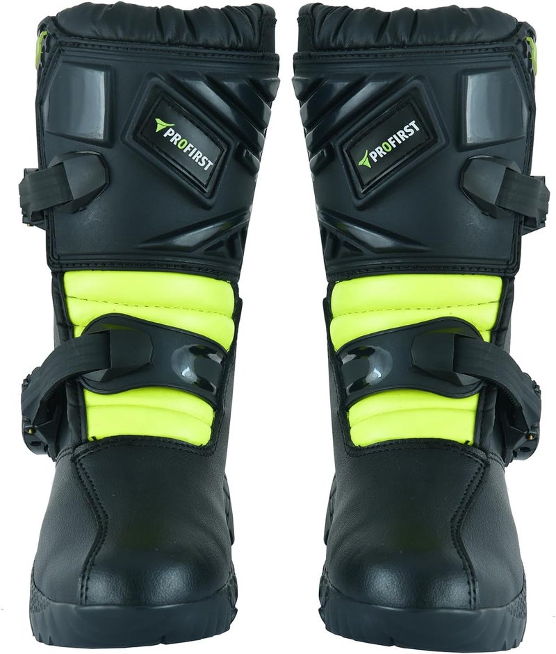 PROFIRST Motorcycle Kids Boots - Waterproof Motorbike Riding Biker Boots for Kids - Image 2