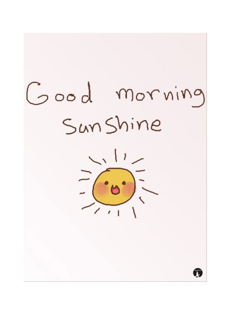 RKN English Phrases Mouse Pad Beige