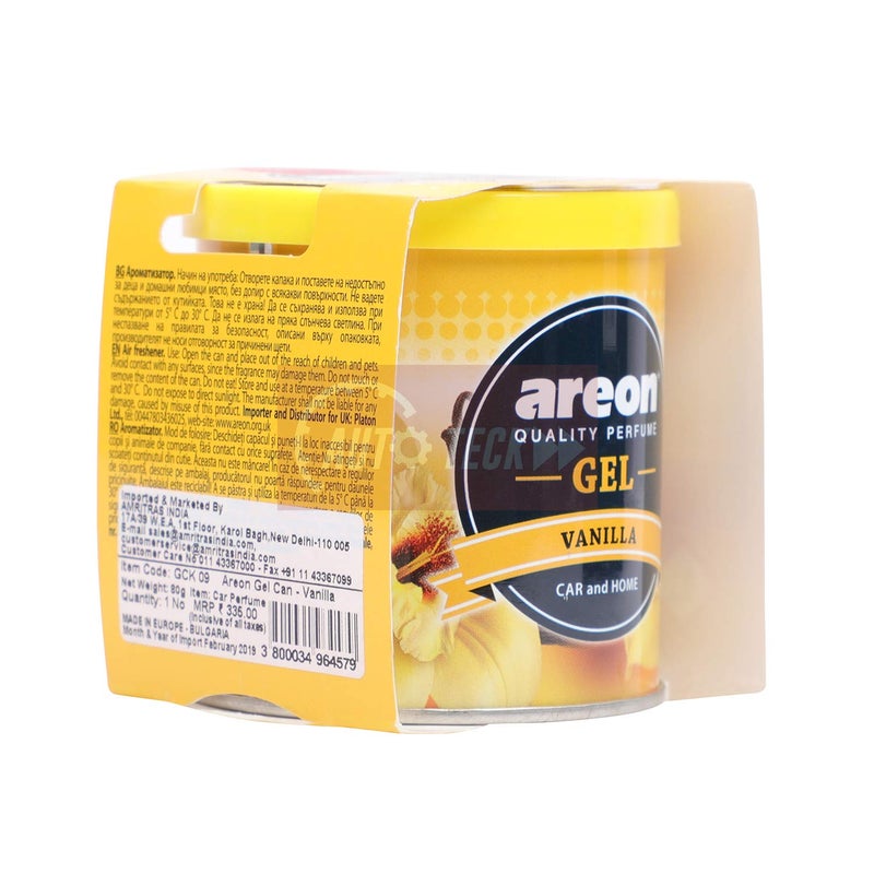 Areon Vanilla Gel Car Air Freshener (80 gm) - Image 3