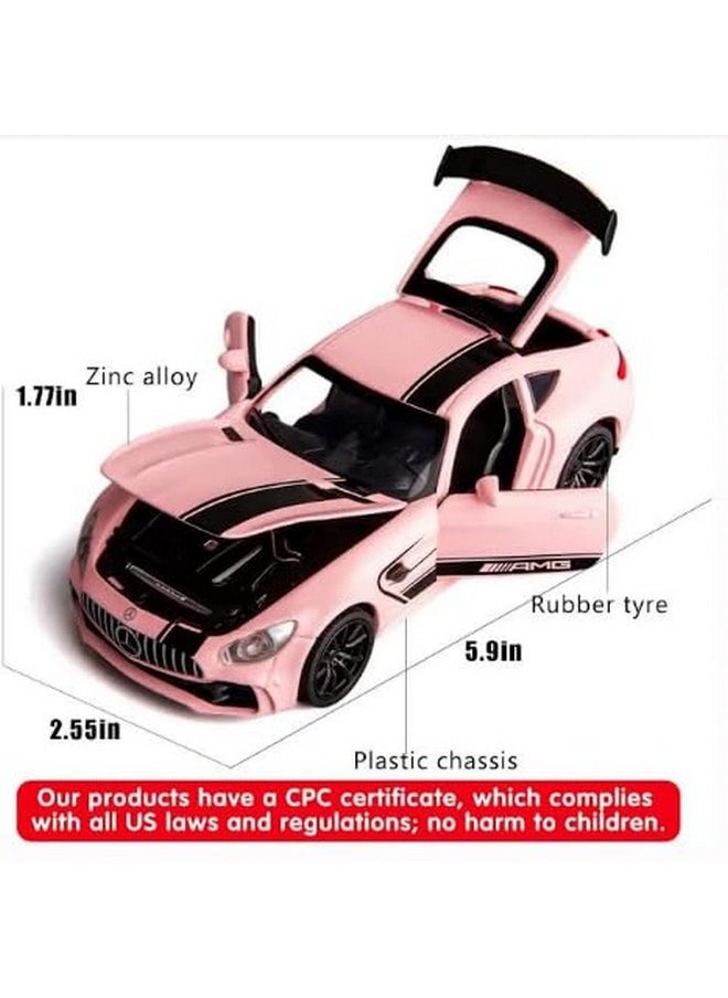 Sky Tech Sky Tech® Mercedes Benz AMG GT-R 1:32 Model Car Exclusive Alloy Metal Pull Back Die-cast Car Diecast Metal Pullback Toy car with Openable Doors & Light Music Best Gifts Toys Kids【Colors as Per Stock】  - Image 3