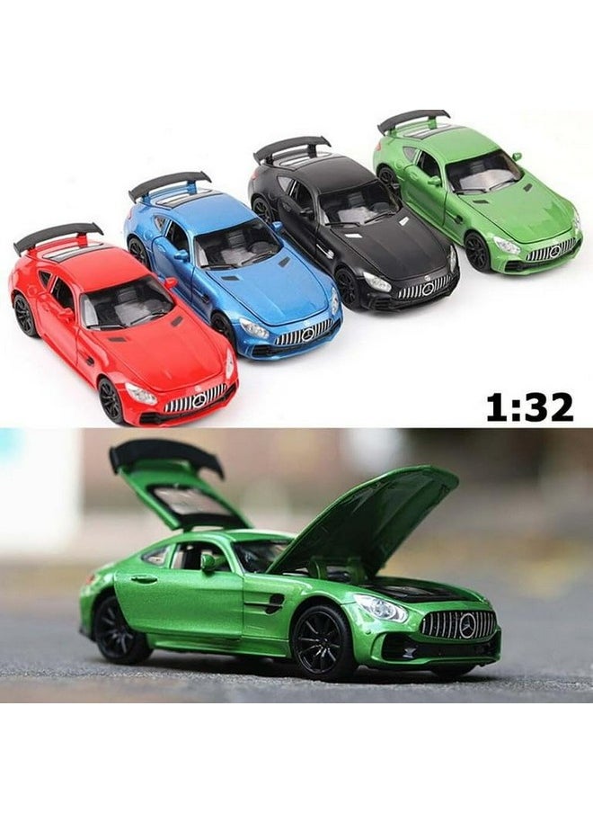 Sky Tech Sky Tech® Mercedes Benz AMG GT-R 1:32 Model Car Exclusive Alloy Metal Pull Back Die-cast Car Diecast Metal Pullback Toy car with Openable Doors & Light Music Best Gifts Toys Kids【Colors as Per Stock】  - Image 2