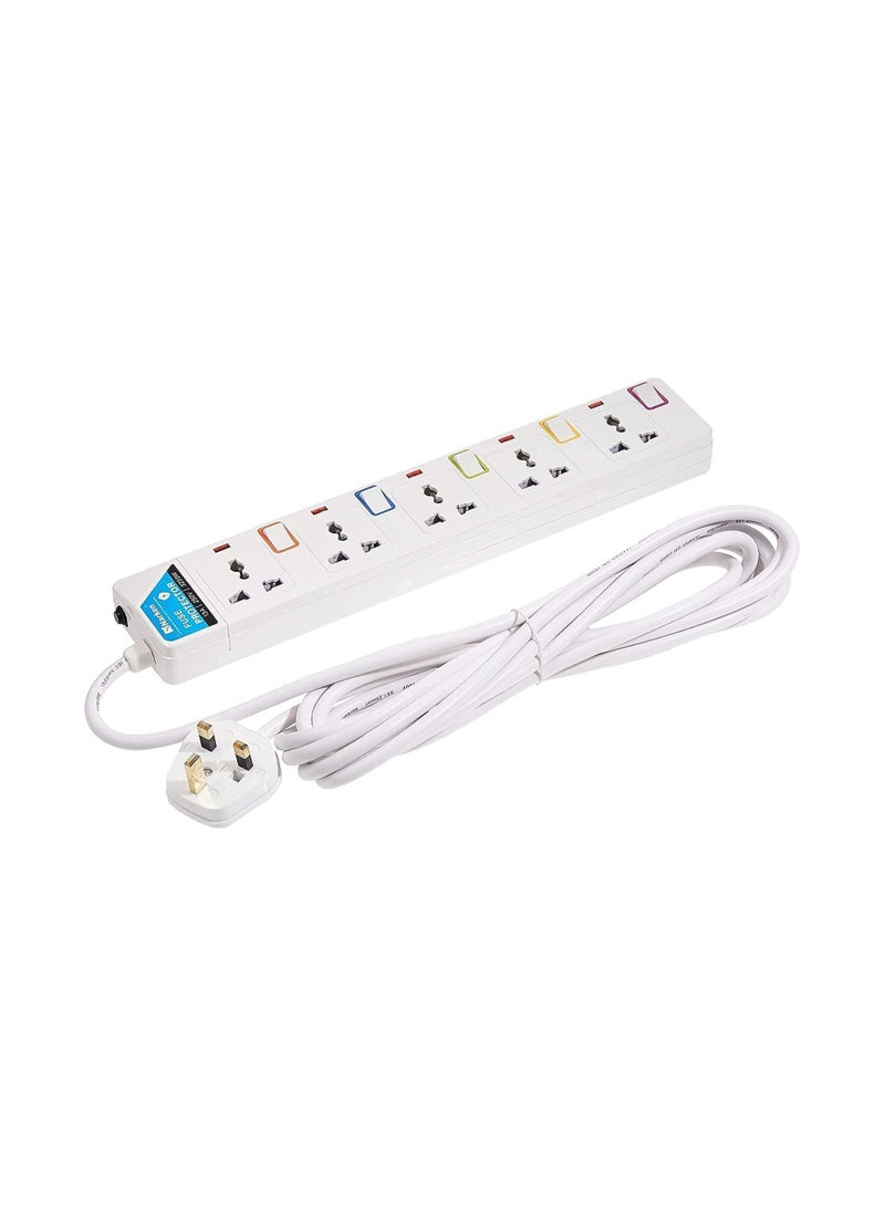 Narken 5 Way Extension Power Strip 3 meter - Image 1