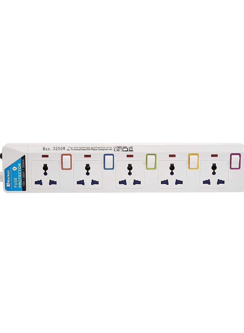 Narken 5 Way Extension Power Strip 3 meter - Image 2