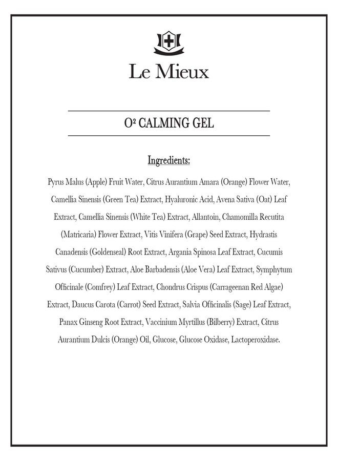 Le Mieux O2 Calming Gel - Conductive Facial Gel with Aloe - Soothe Mild Visible Irritation & Redness - Hydrating Hyaluronic Acid Gel for Microcurrent Devices - No Parabens or Sulfates (6 oz / 180 ml) - Image 3