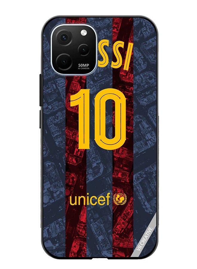 VR CREATIVE Protective Case Cover For Huawei Enjoy 50z Messi Design Multicolour - Image 1