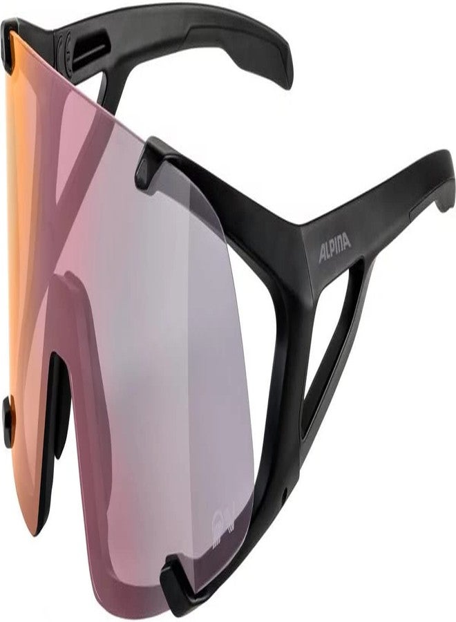 ALPINA Unisex's Hawkeye QV, Black matt, One Size - Image 1