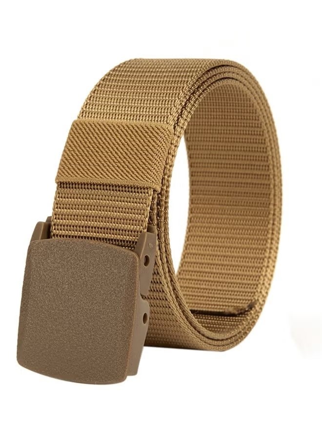 يا إلهي 4 عبوات حزام نايلون تكتيكي للرجال حزام قماشي ، حزام مع مشبك بلاستيكي ، 125 حزام عمل نايلون للخدمة الشاقة. - Image 3