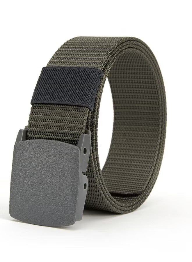 يا إلهي 4 عبوات حزام نايلون تكتيكي للرجال حزام قماشي ، حزام مع مشبك بلاستيكي ، 125 حزام عمل نايلون للخدمة الشاقة. - Image 4