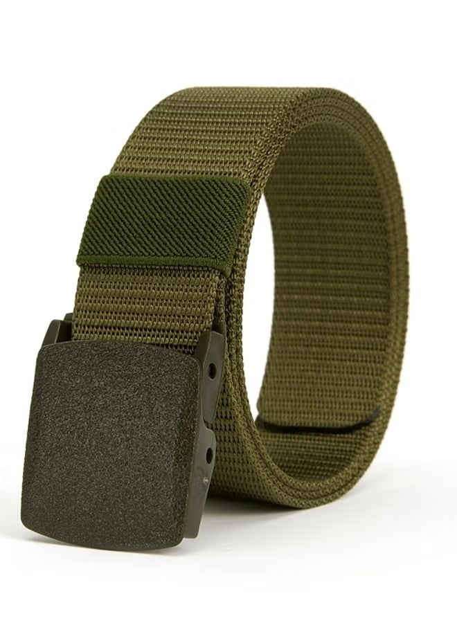 يا إلهي 4 عبوات حزام نايلون تكتيكي للرجال حزام قماشي ، حزام مع مشبك بلاستيكي ، 125 حزام عمل نايلون للخدمة الشاقة. - Image 5