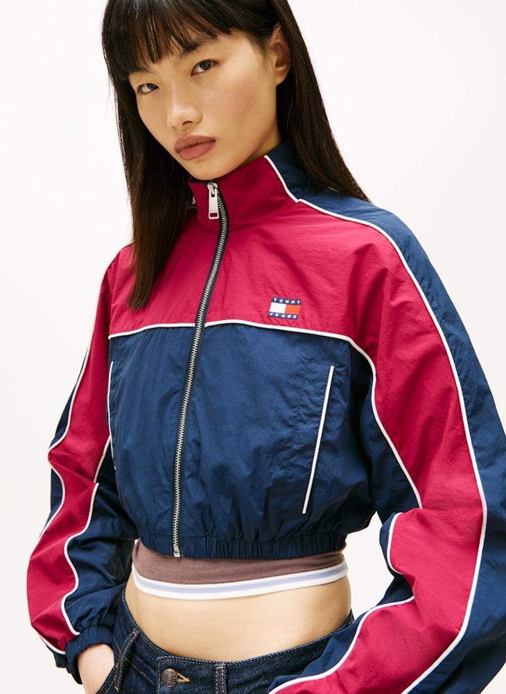 TOMMY JEANS Graphic Varsity Jacket - Image 3