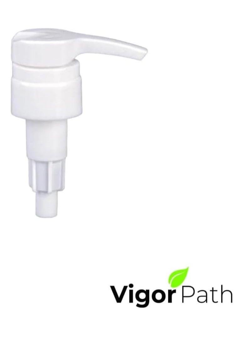 vigor path - Universal Shampoo/Conditioner Dispenser Pump for Bottles, Leak Proof, Pump Top Fits 1 L/33.8 oz Bottles, 28/410 Neck Size, Variety Pack of 2 (Includes Black and White Pumps) - Image 1