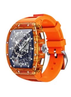 1.86-inch Full Touch Screen IP68 Waterproof and HD Calling Android Smart Watch For Men Orange