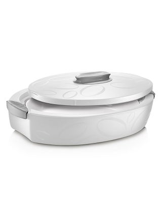 Tuttocaldo Oval Insulated Server with Ceramic Baking Dish, White - 4L - pzsku/Z7E26BEDF9D45D66E9E6EZ/45/_/1715799686/f3b429fe-d70f-4003-93f6-c22e71b579de