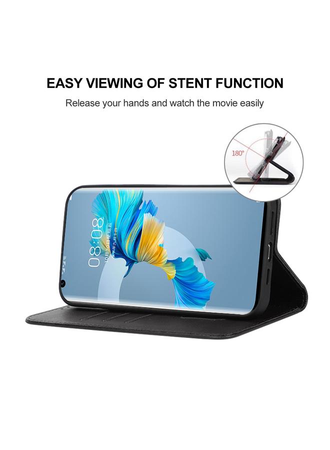 erorex Case For Huawei Mate 40E 4G Magnetic Closure Leather Phone Case - Image 4