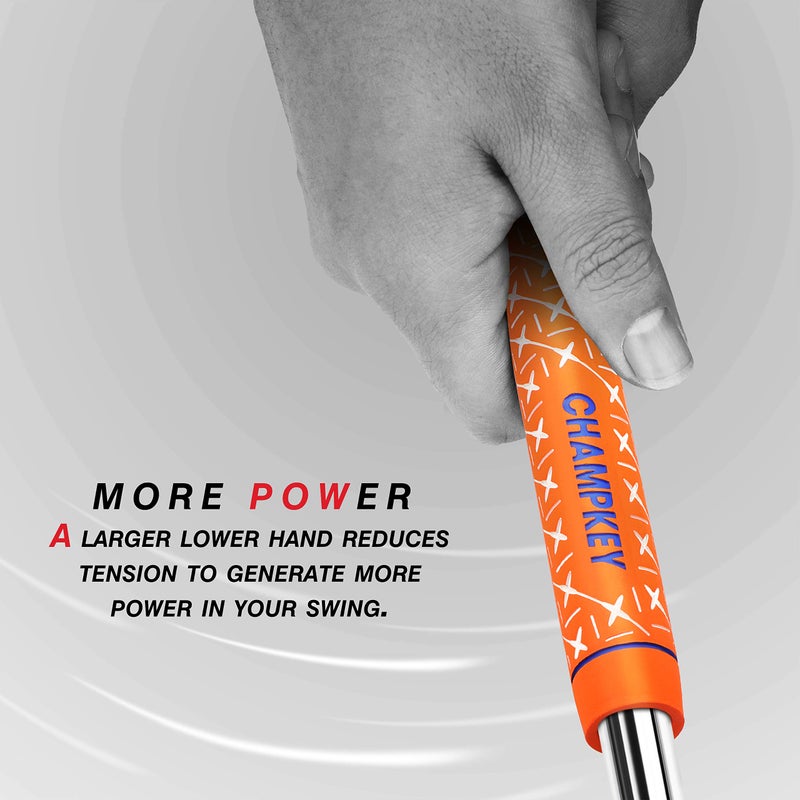 Champkey Rubber Golf Grips Set - 13 Grips (5 Oz Solvent, Hook Blade, 15 Tapes & Vise Clamp) - Choose Between Orange Repair Kits & Midsize or 15 Tapes - Image 5