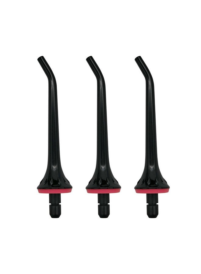 PDEEY Water Flosser Tips Replacement for COSLUS Oral Irrigator, Jet Nozzel Black 3 PCS - Image 1