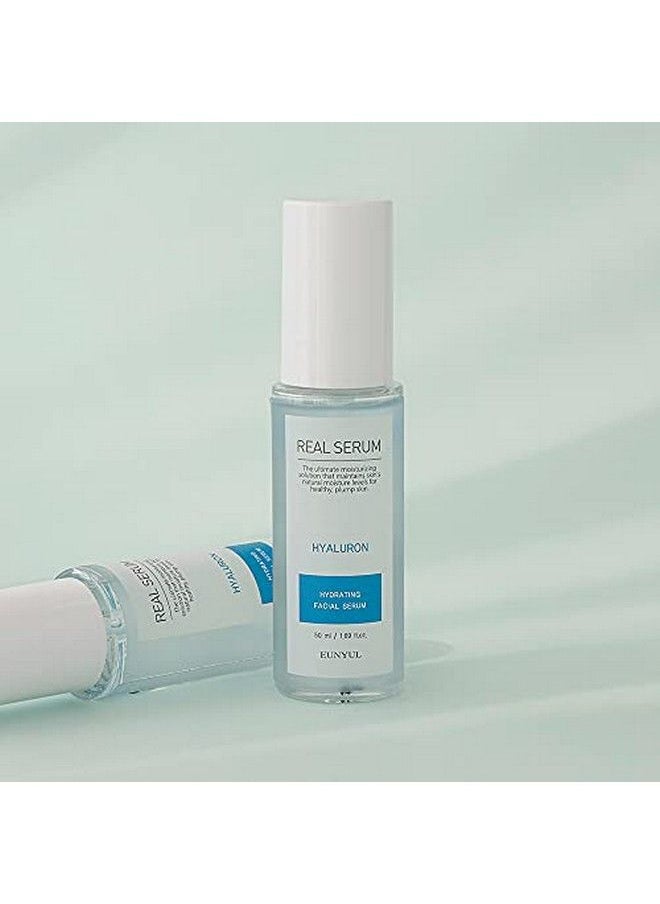 Eunyul Real Serum Hyaluronic Acid 1.69 Fl. Oz. Korean Skincare Cosmetics Hyaluron Ampoule Radiance & Hydrationfor Dry Skin Sensitive Skin Oily Skin Complex Skin  - Image 4