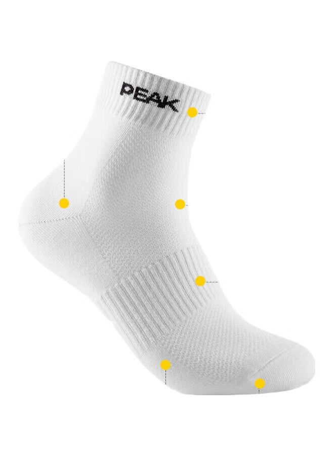 PEAK Sports Socks, Basketball Socks, Badminton Socks, Running Socks, Breathable And Durable Mid-Calf Cotton Socks For Men And Women, Suitable For Spring, Summer, Autumn And Winter Seasons - Image 3