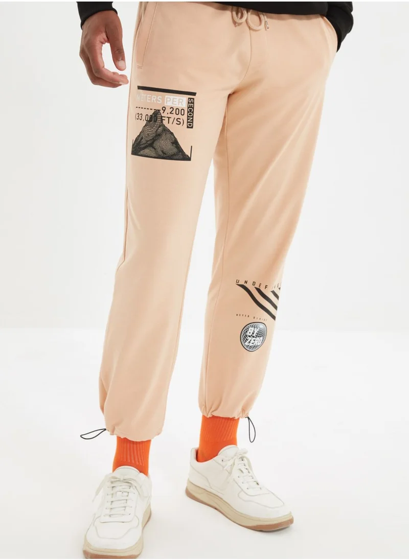 trendyol Printed Regular Fit Sweatpants