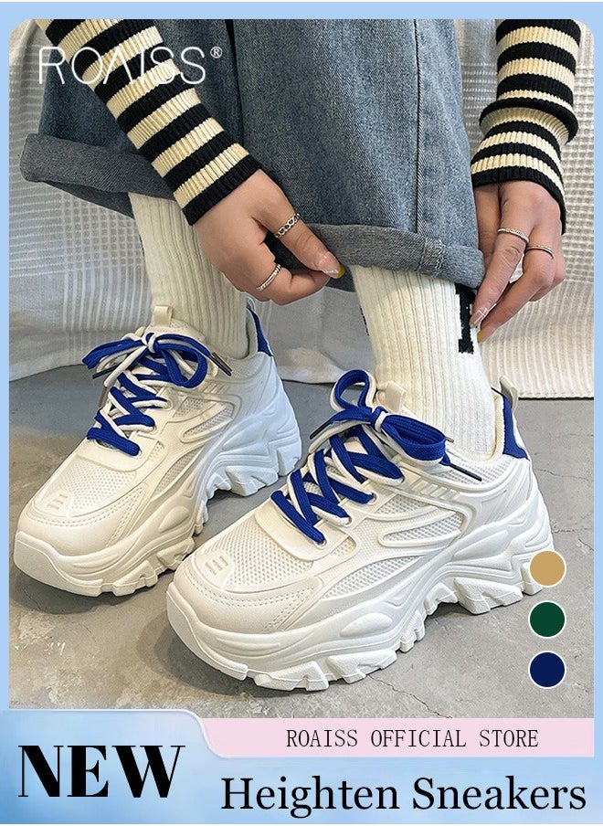 Ladies Sports Shoes Casual Shoes Sports Breathable and Wear-Resistant Low-Top Sneakers Women's Fashion All-Match Platform Sneakers - pzsku/Z7E27060C882F4E35BFD2Z/45/_/1715587380/6146718d-9264-473c-b9c3-27cd58f760d2