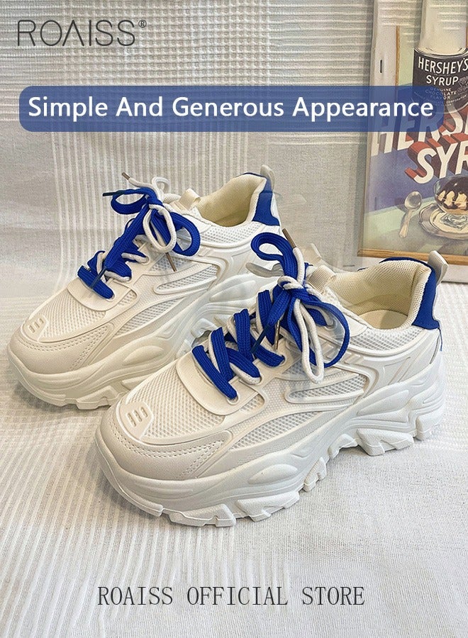 رويس أحذية رياضية أنيقة للسيدات، أحذية برباط غير قابلة للانزلاق، أحذية رياضية متعددة الاستخدامات ببطانة ناعمة، أحذية رياضية مريحة للسيدات، مناسبة للارتداء اليومي والأنشطة الخارجية - Image 3