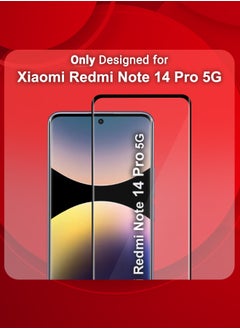 CATANES 2Pack Curved Screen Protector Compatible With Xiaomi Redmi Note 14 Pro 5G Tempered Glass, Protective Film Easy Installation Bubble Free  - Image 5