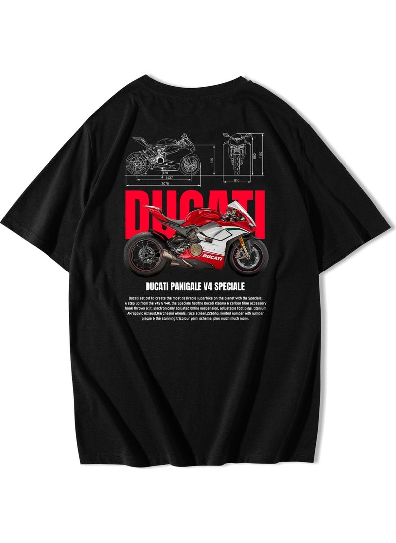 BRZ Collection - Unisex Oversize Ducati Panigale V4 Speciale T-Shirt - Image 1
