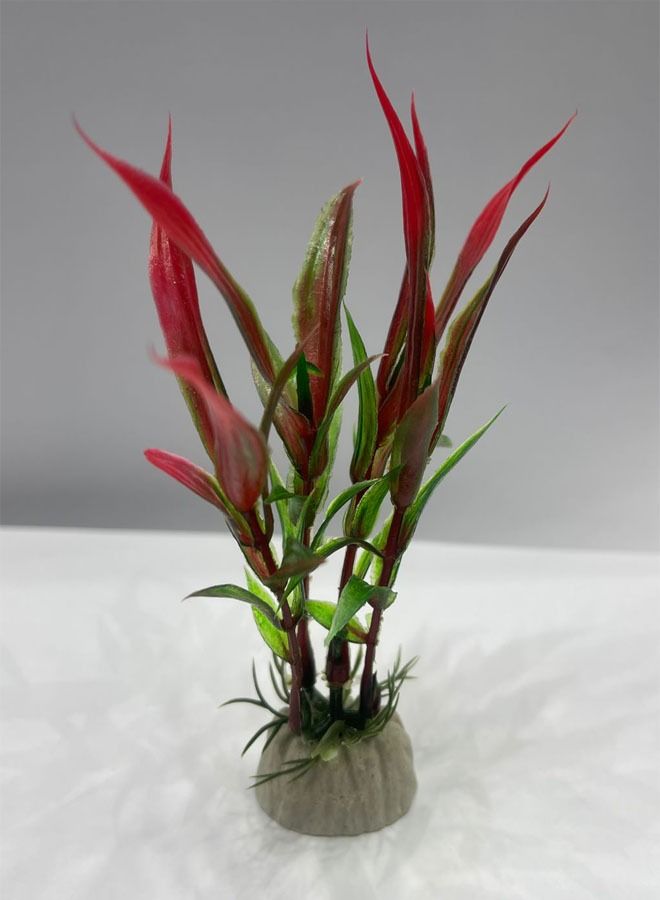 9 pcs Artificial Aquarium Plants Plastic Water Plants for Home and Office Fish Tank Accessories(Multiple Color) - Image 4