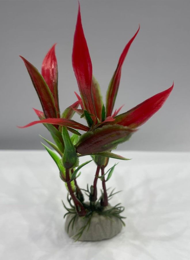 9 pcs Artificial Aquarium Plants Plastic Water Plants for Home and Office Fish Tank Accessories(Multiple Color) - Image 3