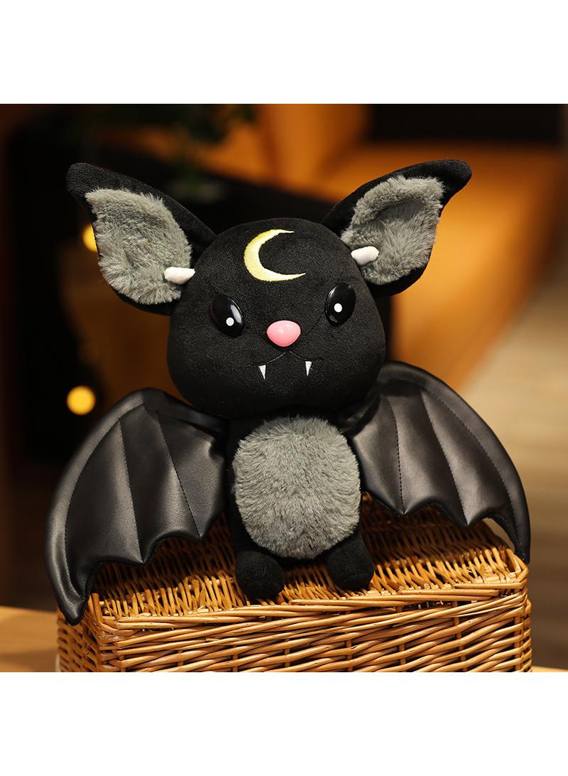general Creative Doll Dark Series Plush Toy Black Bat Gift For Kids Boys Girls Children's Day Birthday Gift