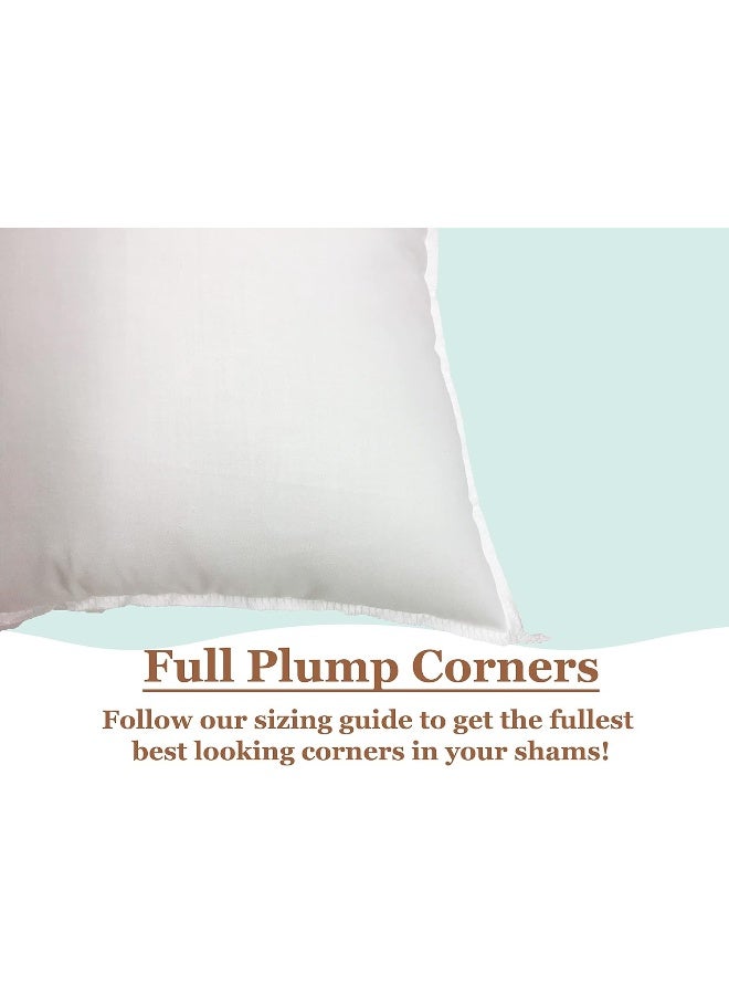 Pillowflex Premium Polyester Pillow Insert  13x21  Rectangle Pillow Form Machine Washable Soft Sham Supports Decorative Form for Covers and Throw Pillows Hypoallergenic  Made in USA  2 Pack - Image 3