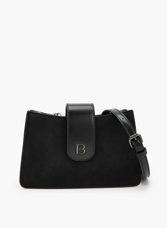 Flora Bella By Shoexpress Chain Strap Crossbody Bag with Magnetic Closure