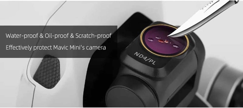 GetZget Sunnylife Filter Combo for DJI Mavic Mini/Mini 2/ Mini SE Accessories ND Filters Set ND4PL+ND8PL+ND16PL+ND32PL (4 in 1 Set(NDPL)) - Image 3