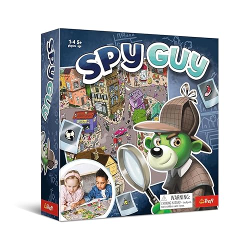 Trefl Spy Guy Board Game Detective Searching for Evidence and Catching Criminals Large Game Board with a City Family Game for Adults and Children from 5 Years Old - Image 1
