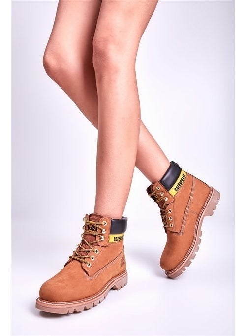 CAT Colorado Nubuck Orange Women's Boots 015G100095-S36-27  - Image 2