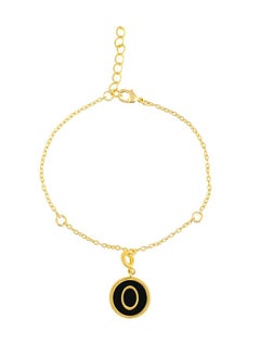 VOYLLA Valentine's Day Collection Alphabet O Black Enamel Charm  - Image 3