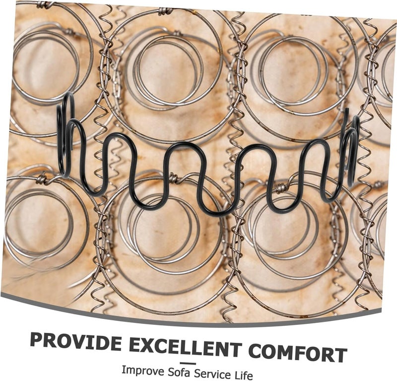 VOSAREA 4sets Sofa Spring Repair Kit Complete for Reupholstering Includes Spring Clips and Hardware - Image 3