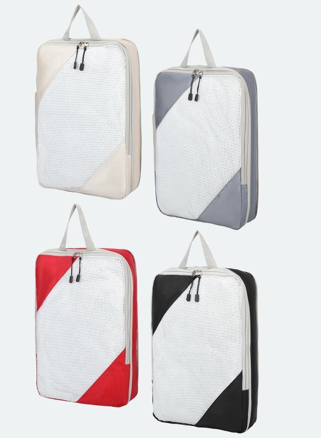 Barsine Large Compression Packing Cubes for Travel 4 Set Luggage Suitcase Organizer Bag Traveling Essentials - Image 2