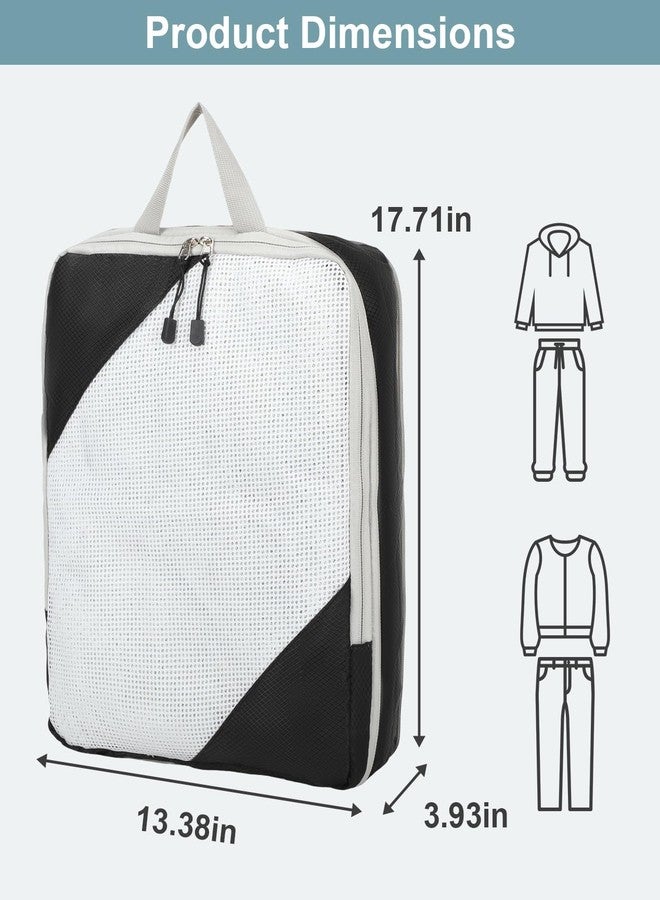 Barsine Large Compression Packing Cubes for Travel 4 Set Luggage Suitcase Organizer Bag Traveling Essentials - Image 3