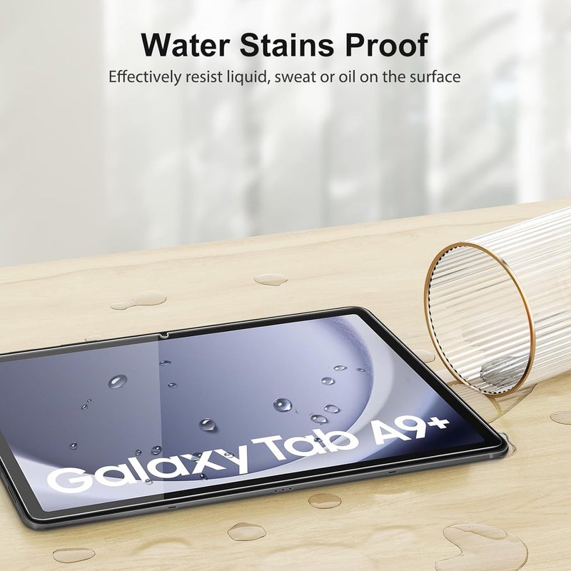 Vertus حماية شاشة زجاجية مقسّاة ® متميزة لجهاز سامسونج تاب A9 بلس / A9+ (SM-X210/X216) بحجم 11 بوصة مع طلاء مضاد للخدوش والبقع - Image 5