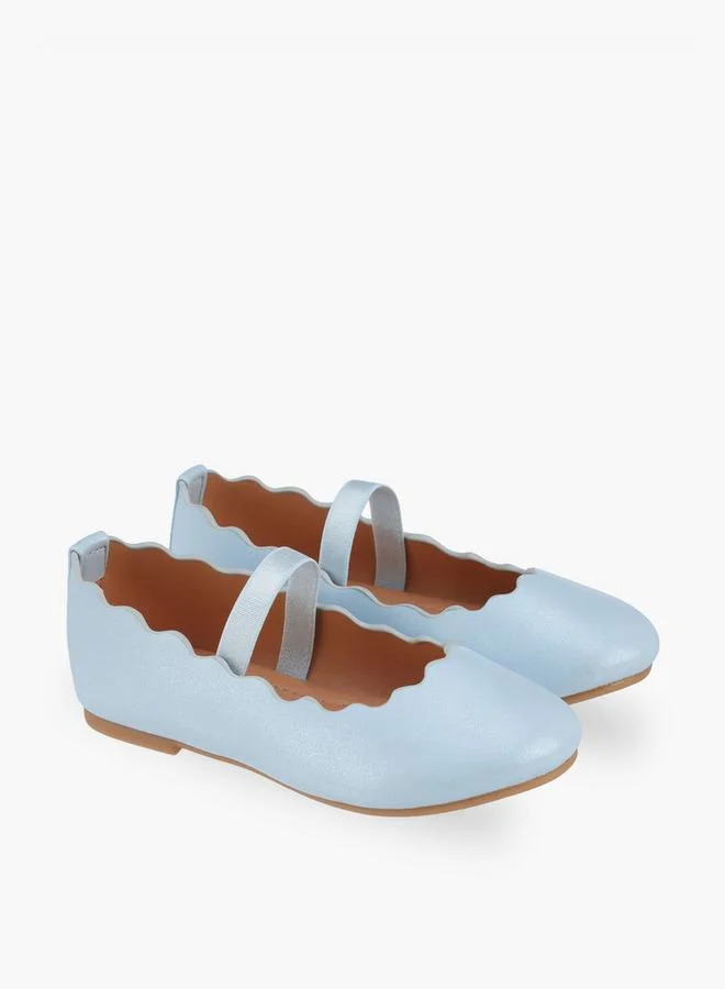 Flora Bella By Shoexpress Girls Elastic Strap Ballerina Shoes