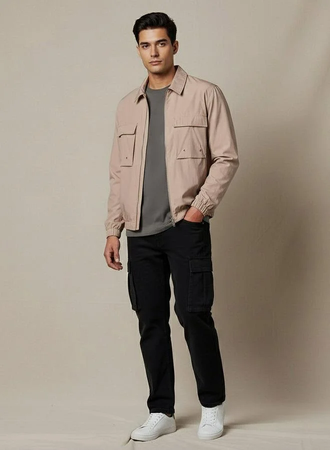 Splash FAV Men Regular Fit Zip Through Bomber Jacket