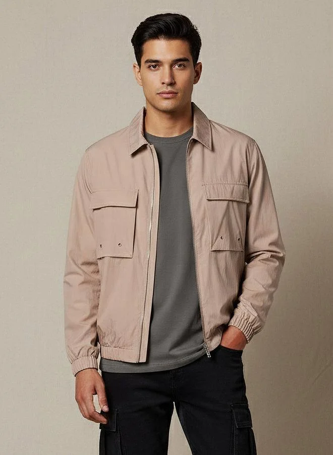 Splash FAV Men Regular Fit Zip Through Bomber Jacket