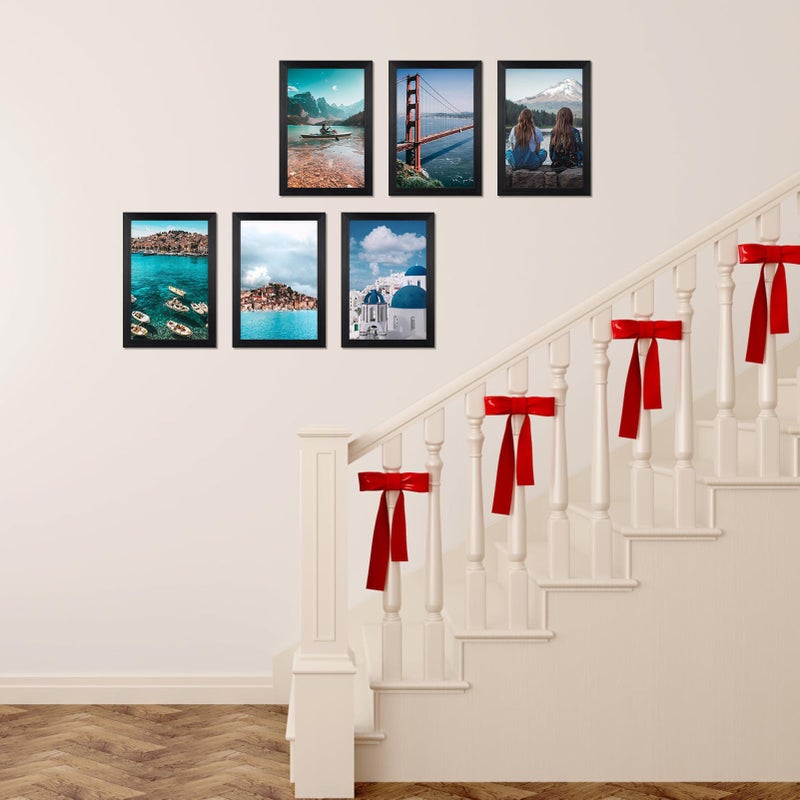 جيفت جاردن GiftGarden 8x12 إطار الصورة الأسود متعدد 8 × 12 إطارات الصور بالجملة للجدار أو عرض الطاولة 12 حزمة - Image 5