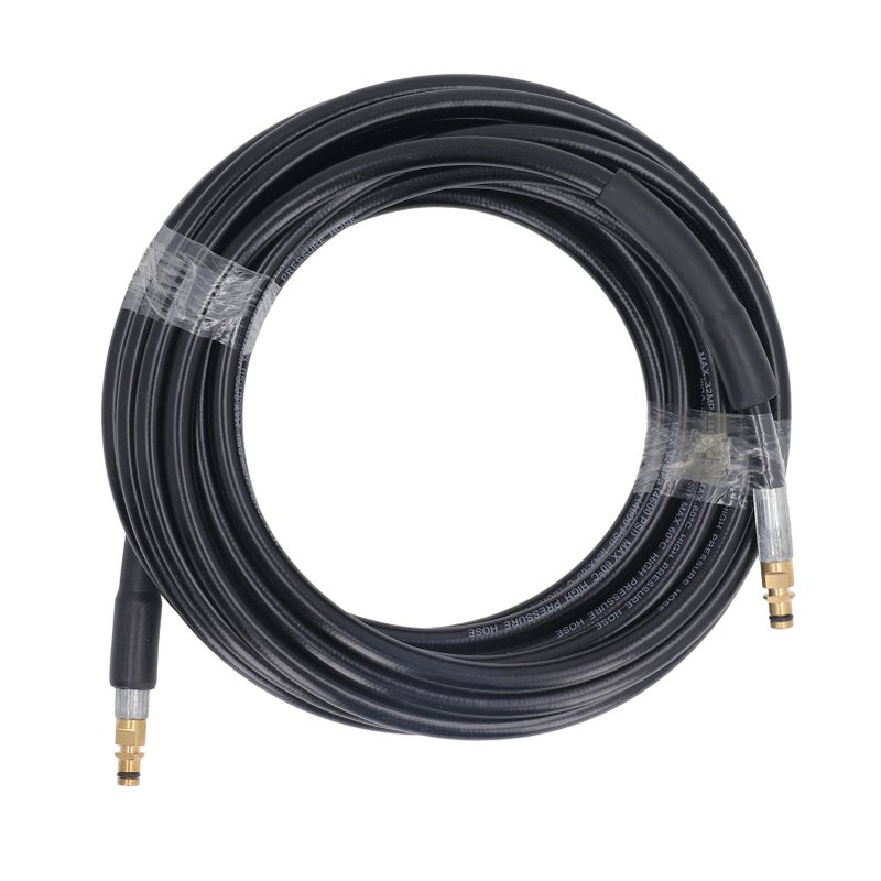 Pressure Washer Hose 25FT: 4600PSI High Strength Steel Wire - Rubber Protective Cover Extension Hose for Karcher K2-K7, Automotive Outdoor Home Cleaning - Image 2
