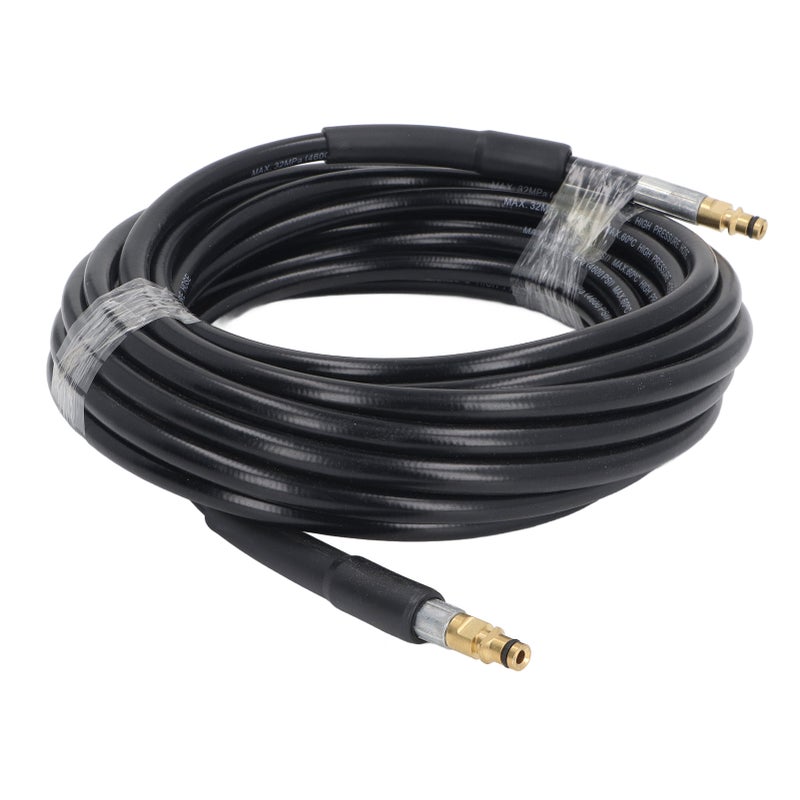 Pressure Washer Hose 25FT: 4600PSI High Strength Steel Wire - Rubber Protective Cover Extension Hose for Karcher K2-K7, Automotive Outdoor Home Cleaning - Image 3