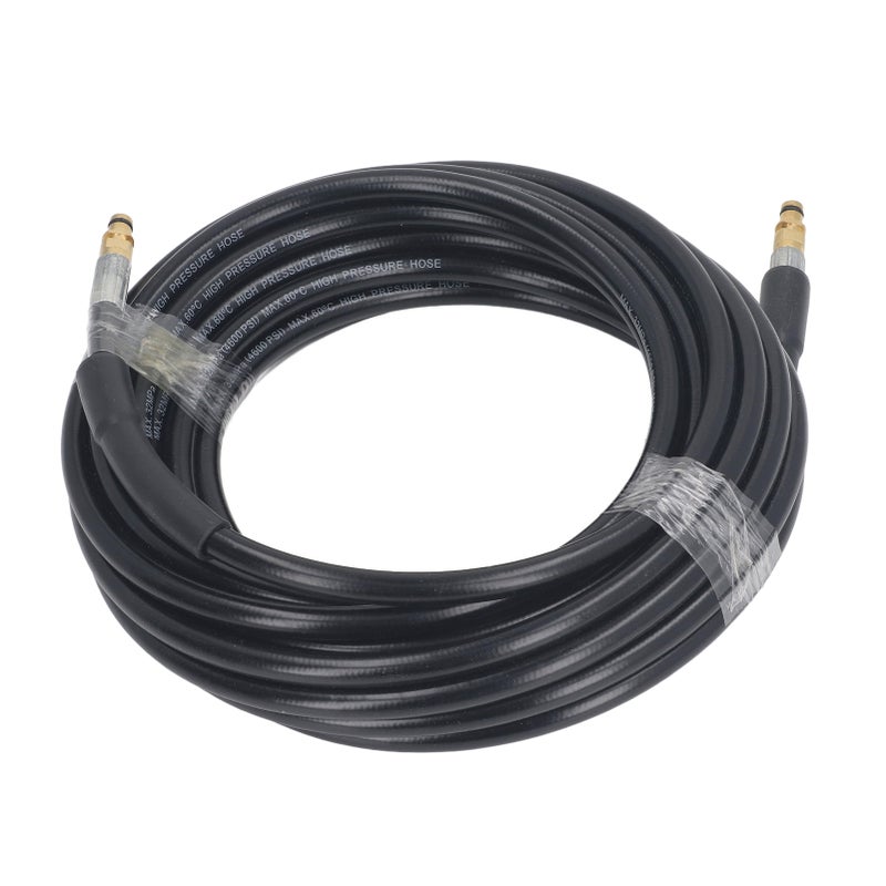 Pressure Washer Hose 25FT: 4600PSI High Strength Steel Wire - Rubber Protective Cover Extension Hose for Karcher K2-K7, Automotive Outdoor Home Cleaning - Image 5