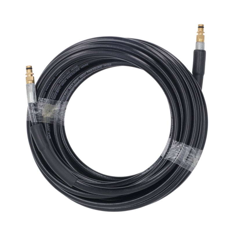 Pressure Washer Hose 25FT: 4600PSI High Strength Steel Wire - Rubber Protective Cover Extension Hose for Karcher K2-K7, Automotive Outdoor Home Cleaning - Image 1